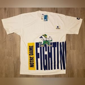 Vintage Notre Dame Fighting Irish Starter T Shirt Mens Size XL 1993